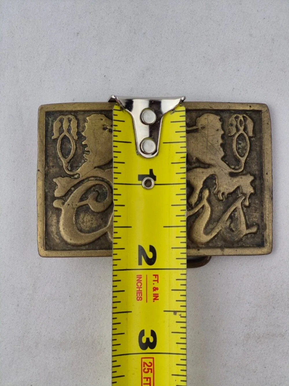 Vintage Coors Beer Belt Buckle Solid Brass Made in Taiwan Retro Western, Cowboy